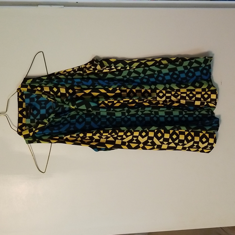 Vibrant Colors Tie Front tank top